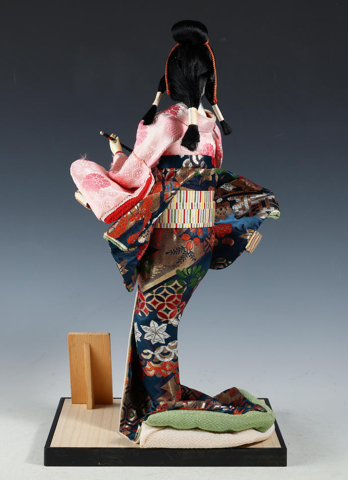Beautiful Craft Maker Japanese Traditional Flute GEISHA Doll Oyama Product