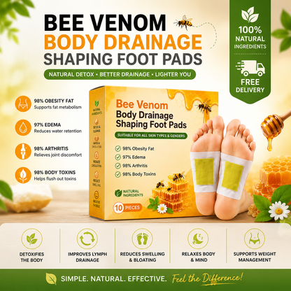 Bee Venom Body Drainage Shaping Foot Pads