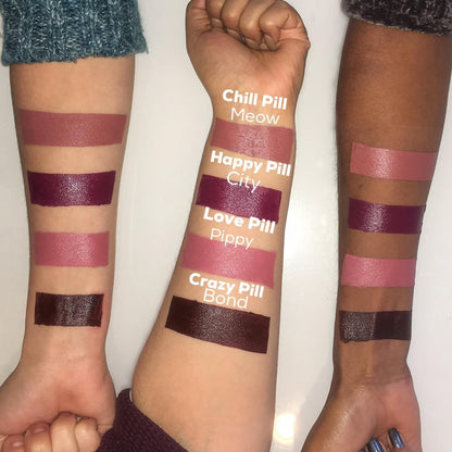 Winky Lux Lipstick Happy & Chill BETCHES  Lip Pill Kit