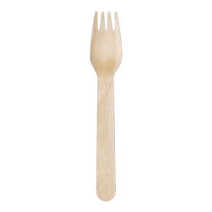Dispo Biodegradable Cutlery Forks / 1000 Forks Biodegradable Wooden Cutlery