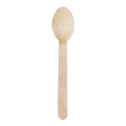 Dispo Biodegradable Cutlery Spoons / 1000 Dessert Spoons Biodegradable Wooden Cutlery