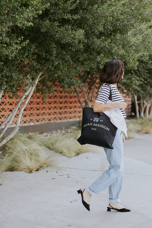 Black and Gold Tote