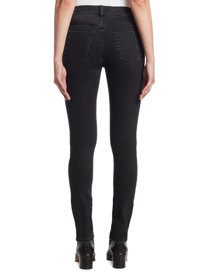 ALEXANDER MCQUEEN BLACK LACED HARVEY JEANS