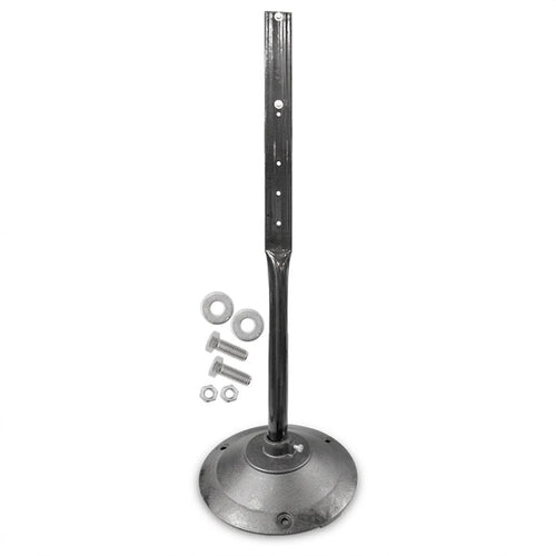 Black Sign Stand & 24lbs Round Black Steel Base