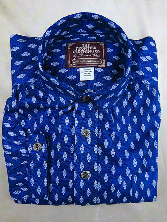 Blue Medallion Men's Victorian Shirt