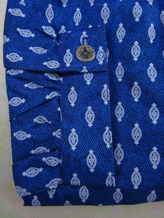 Blue Medallion Men's Victorian Shirt
