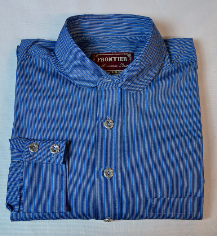 Blue Mini Stripe Men's Dakota Shirt
