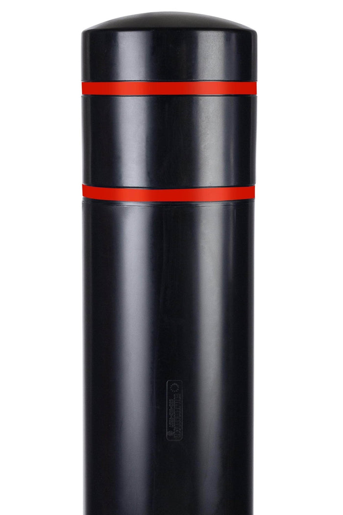 BollardGard Bollard Cover - Black - Crowd Control Warehouse