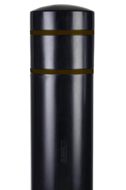 BollardGard Bollard Cover - Black - Crowd Control Warehouse