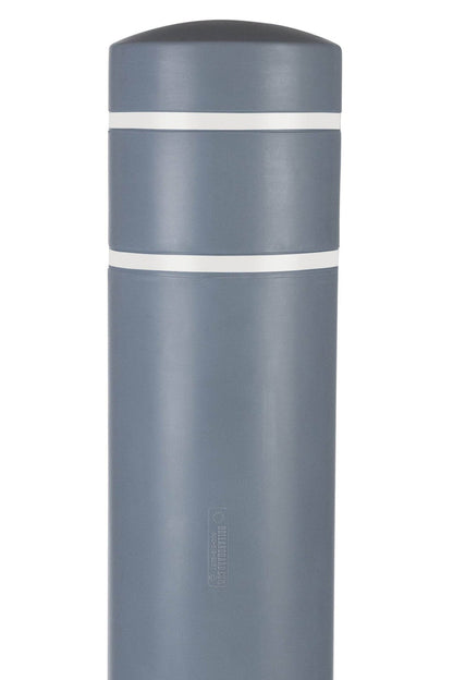 BollardGard Bollard Cover - Gray - Crowd Control Warehouse