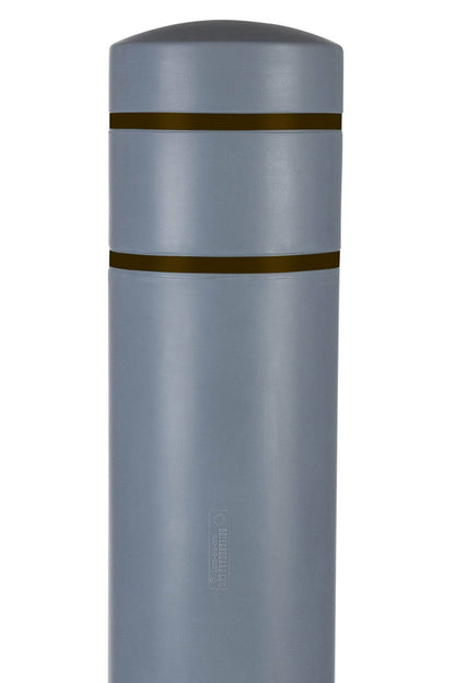 BollardGard Bollard Cover - Gray - Crowd Control Warehouse