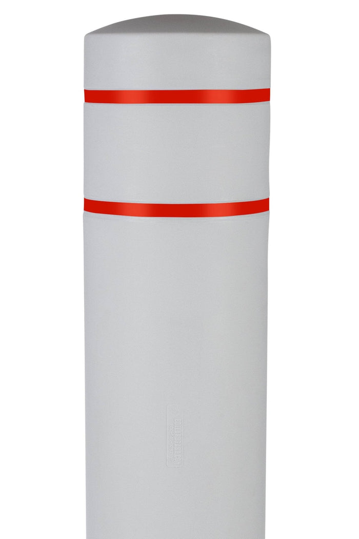 BollardGard Bollard Cover - Light Gray - Crowd Control Warehouse