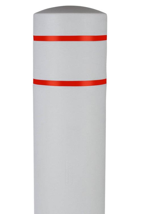 BollardGard Bollard Cover - Light Gray - Crowd Control Warehouse