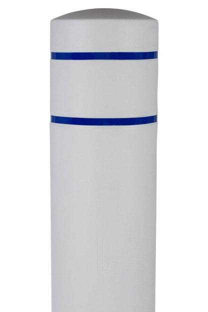 BollardGard Bollard Cover - Light Gray - Crowd Control Warehouse