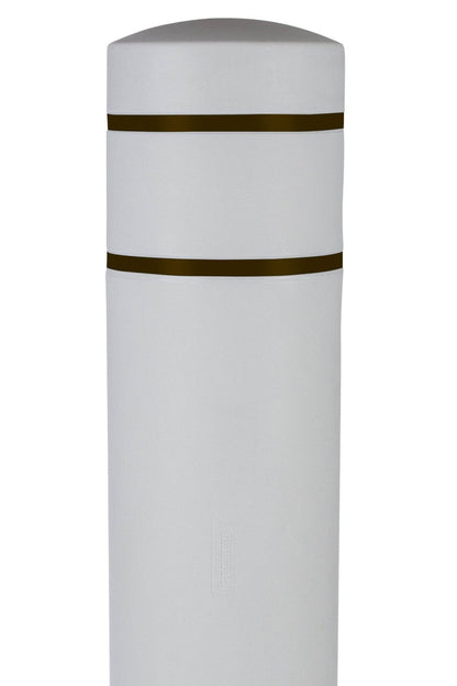 BollardGard Bollard Cover - Light Gray - Crowd Control Warehouse