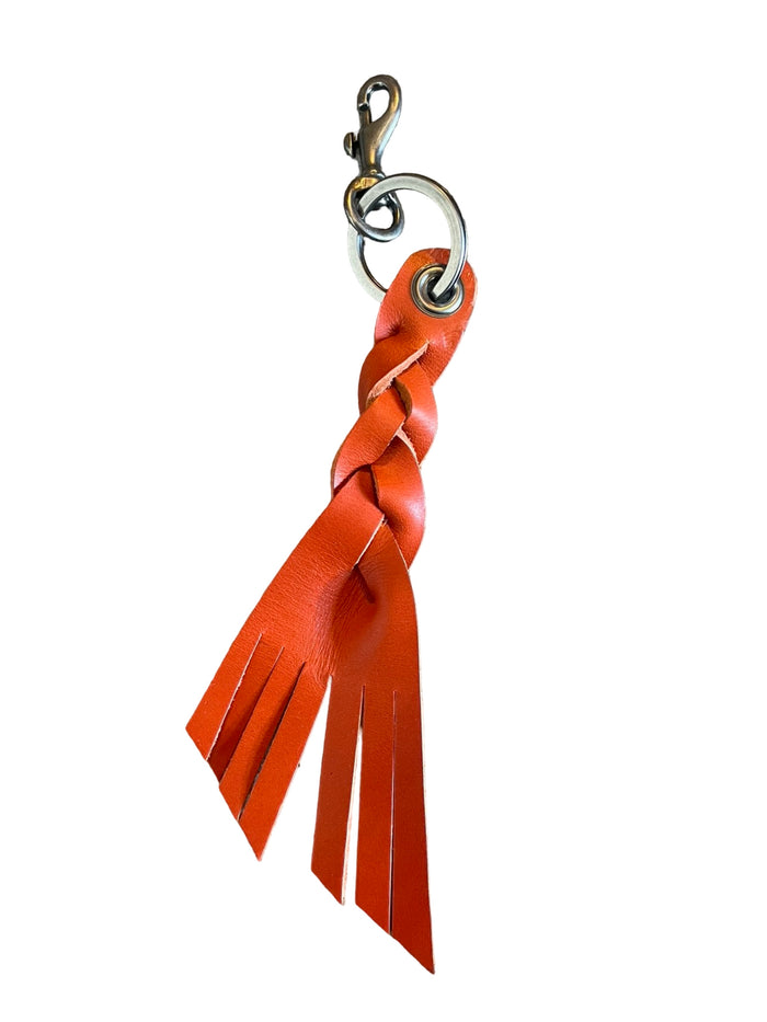 Braided/fringe keychain