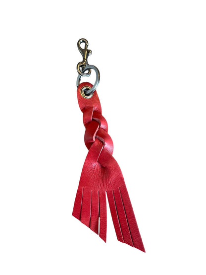 Braided/fringe keychain