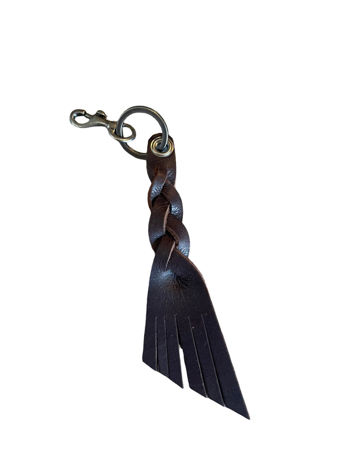 Braided/fringe keychain