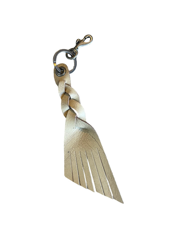 Braided/fringe keychain