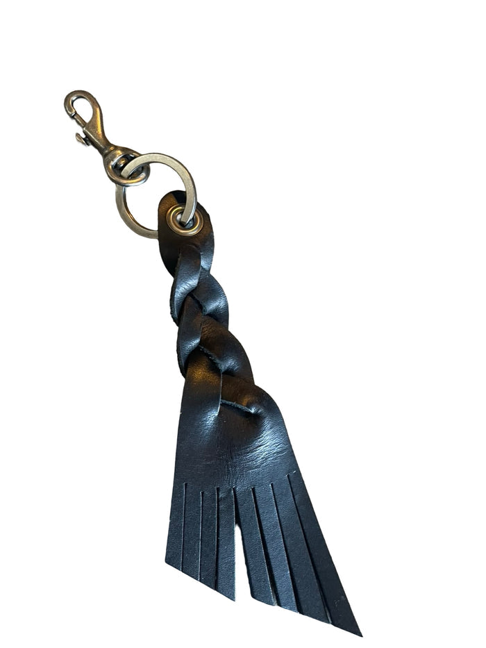Braided/fringe keychain