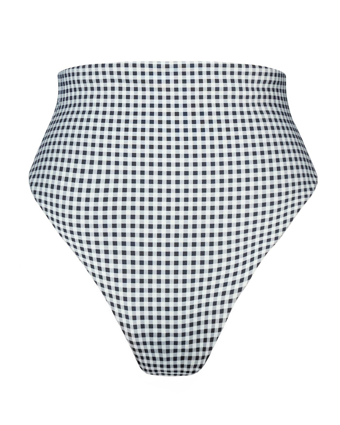 Outline image of Brazilian Smoothing Kini Bottom - Gingham
