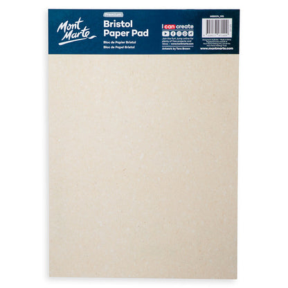 Bristol Paper Pad Premium A4 250gsm 20 Sheets