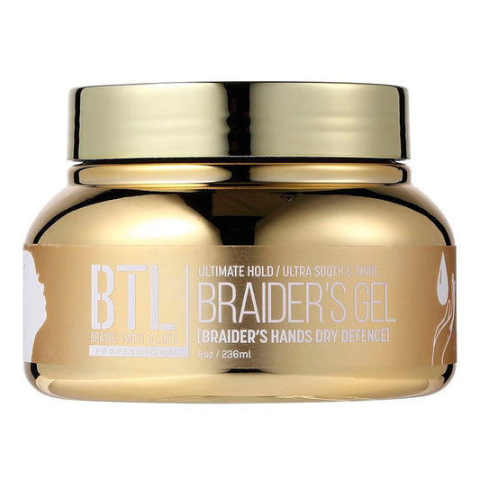 BTL Professional Ultimate Hold Ultra Smooth & Shine Braider's Gel 8oz - ikatehouse