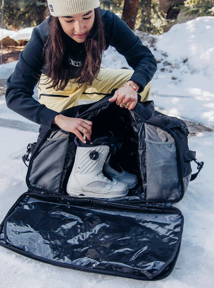Product image of Burton Flight Attendant 90L Duffel Bag[Variant:True Black]