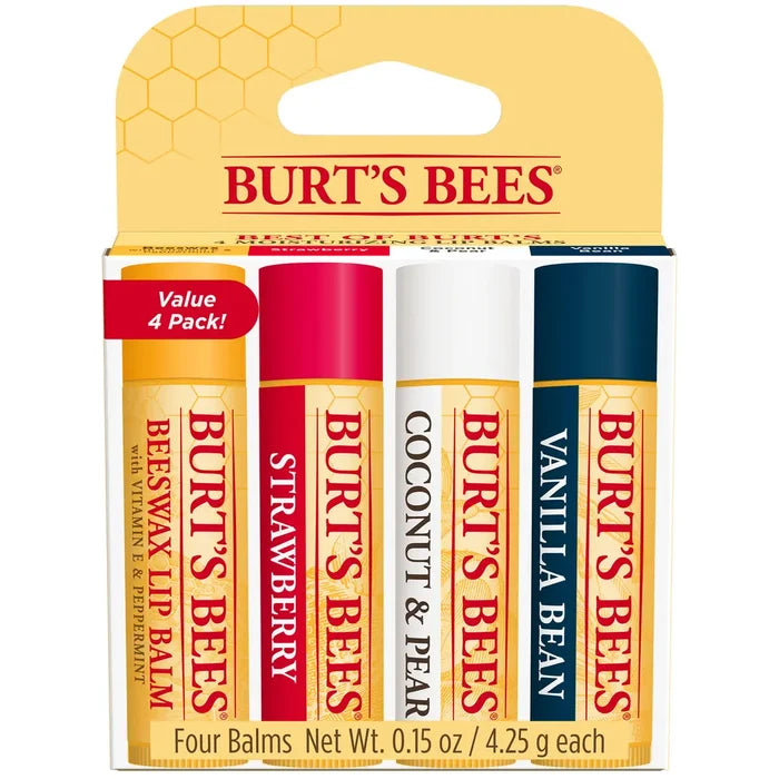 Burt's Bees Best of Burt's Lip Balm Four Pack