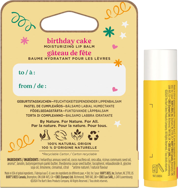 Burt's Bees Birthday Cake Lip Balm