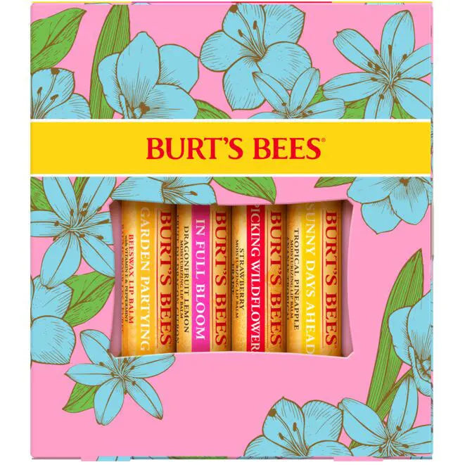 Burt's Bees In Full Bloom Lip Balm Gift Set