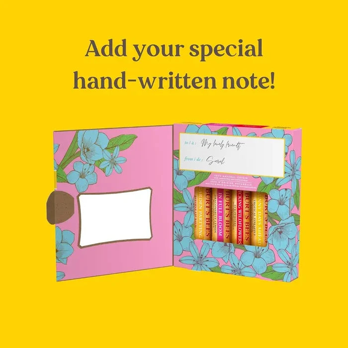 Burt's Bees In Full Bloom Lip Balm Gift Set