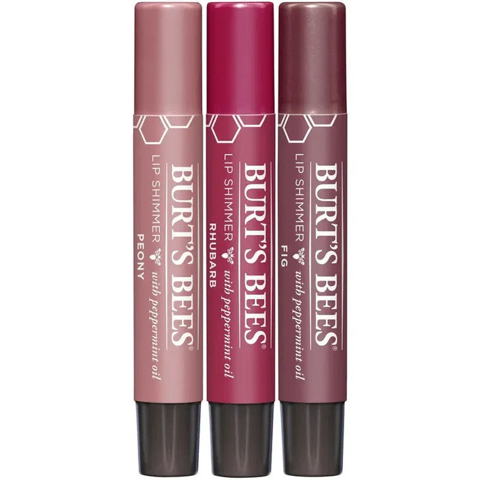 Burt's Bees Kissable Colour Lip Shimmer Gift Set Warm Collection