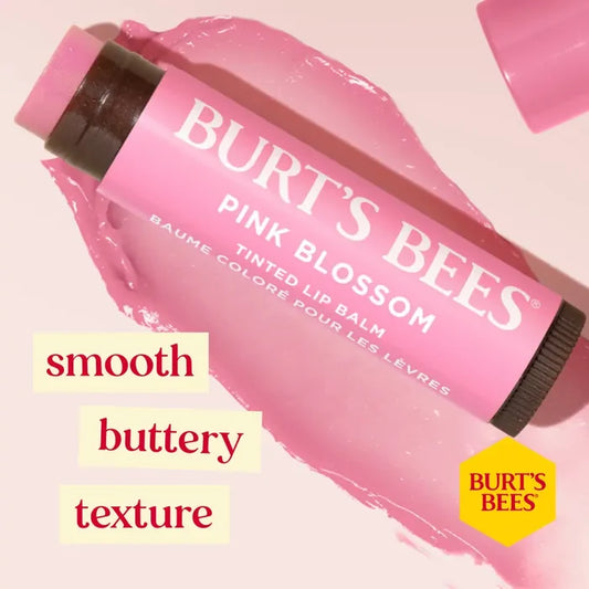 Burt's Bees Pink Blossom Tinted Lip Balm