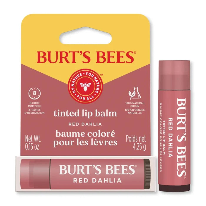Burt's Bees Red Dahlia Tinted Lip Balm