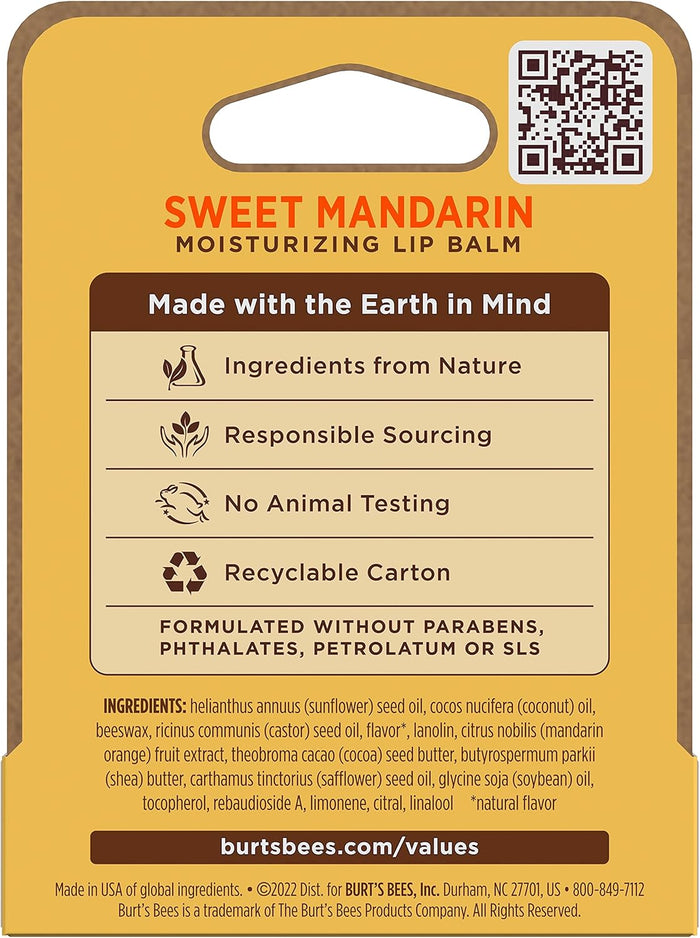 Burt's Bees Sweet Mandarin Lip Balm
