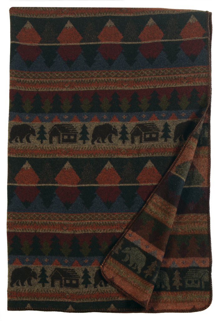 Cabin Bear Throw