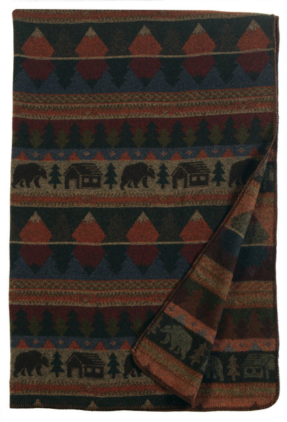 Cabin Bear Throw