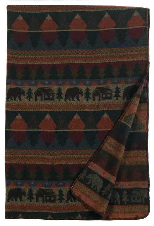 Cabin Bear Throw