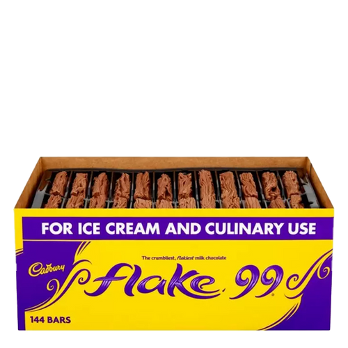 Hancocks Ice Cream Toppings 144 Flakes Cadbury's Chocolate Flakes