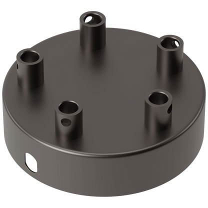 Calex Creations Ceiling plate - Black - 5 holes