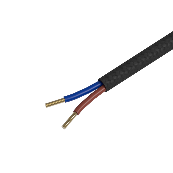 Calex Creations Fabric cable - Grey - 1.5meter