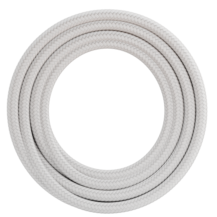 Calex Creations Fabric cable - White - 3meter