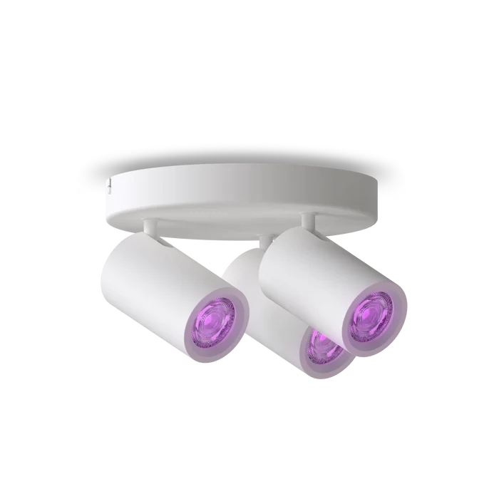 Calex Smart Ceiling Light - 3 Light Spot - White