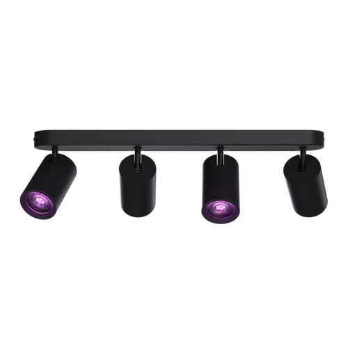 Calex Smart Ceiling Light - 4 Light Spot - Black