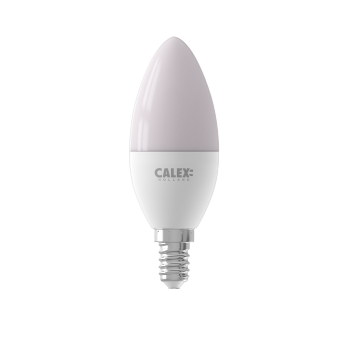 Calex Smart LED Bulb - E14 - B35 - 4.9W - RGB - White - Dimmable
