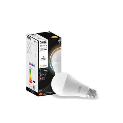 Calex Smart LED Bulb - E27 - A65 - 14W - White - Dimmable