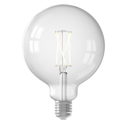 Calex Smart LED Bulb - Filament - E27 - G125 - Clear - 7W - Dimmable