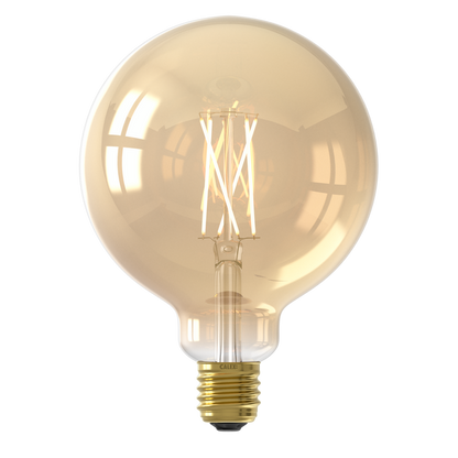Calex Smart LED Bulb - Filament - E27 - G125 - Gold - 7W - Dimmable