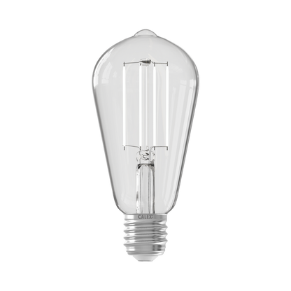 Calex Smart LED Bulb - Filament - E27 - ST64 - Clear - 7W - Dimmable
